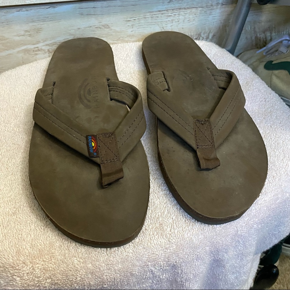 Mens Rainbow flip-flop sandal